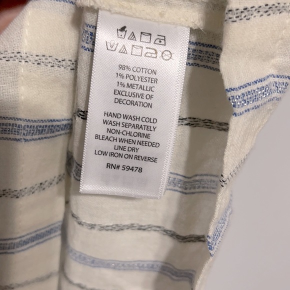 Artisan NY Cold Shoulder Tassel Top NWT - Picture 6 of 6